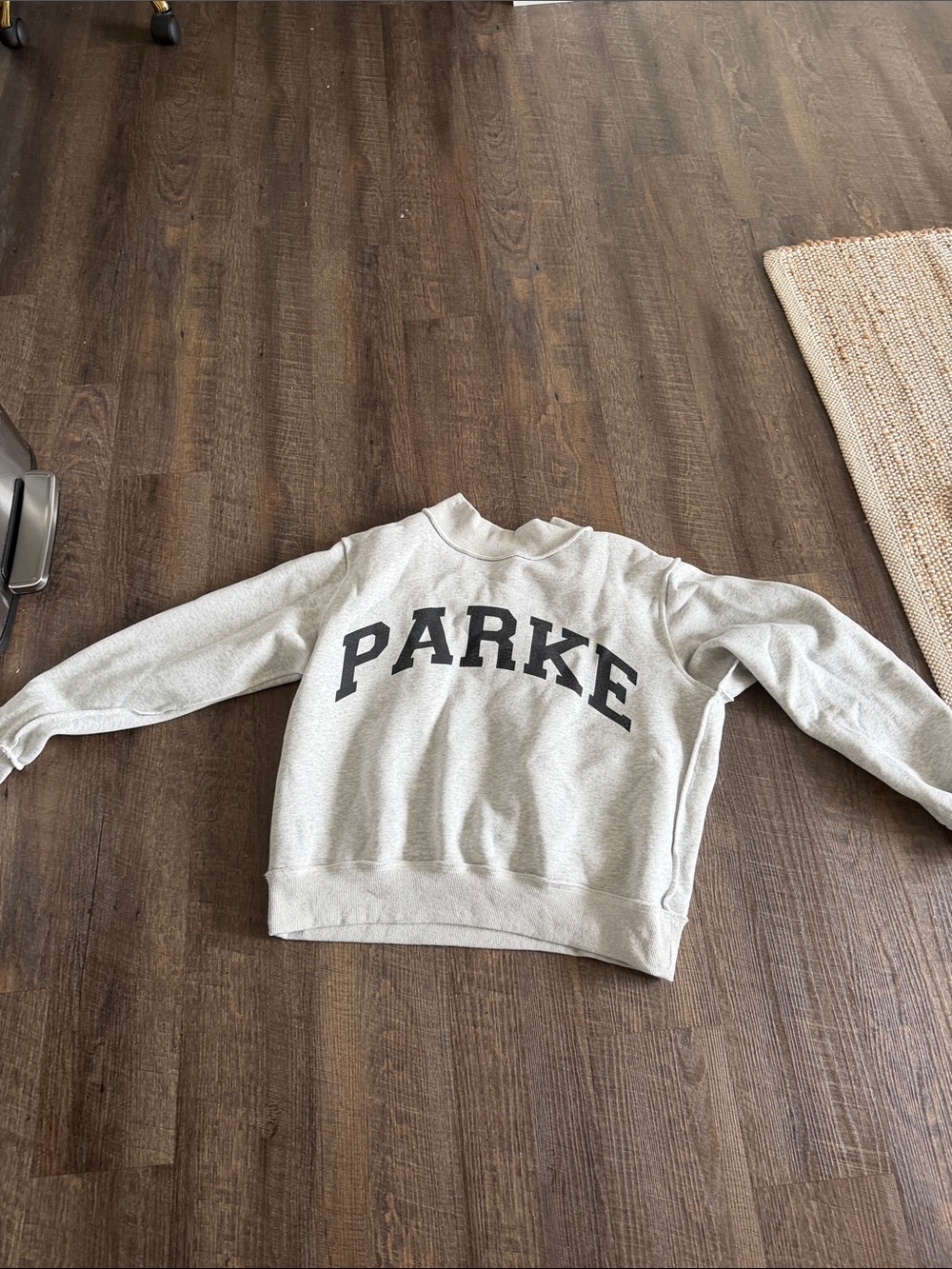 Light Gray 'PARKE' Crewneck Sweatshirt